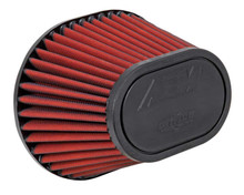 AEM Induction 21-2148DK - AEM Dryflow Air Filter - 3.5in FLG / 8-1/2in L x 7in W / Top 6-1/4in L x 4in W / 5-1/2in H (S/O)