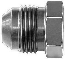 Aeroquip FCM3703 - Fitting - Plug - 6 AN - Hex Head - Steel - Zinc Oxide - Each