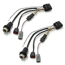 AlphaRex 810003 - 13-18 Ram 1500 Wiring Adapter Stock Proj Headlight to  Headlight Converters