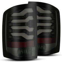 AlphaRex 630010 - 14-18 GMC Sierra 1500 PRO-Series LED Tail Lights Jet Black
