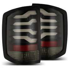 AlphaRex 620010 - 14-18 Chevrolet Silverado 1500 PRO-Series LED Tail Lights Jet Black
