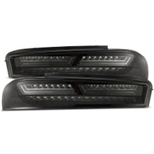AlphaRex 610010 - 16-18 Chevrolet Camaro PRO-Series LED Tail Lights Jet Black