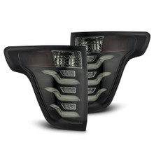 AlphaRex 660010 - 11-15 Ford Explorer PRO-Series LED Tail Lights Jet Black