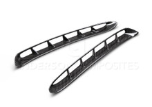 Anderson Composites AC-FF15FDMU-GR-01 - 15-17 Mustang Carbon Fiber GT350 Style Fender Vent Inserts (Only Fit AC Fenders)