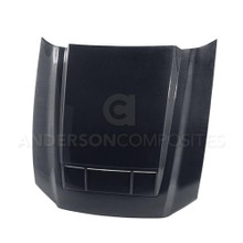 Anderson Composites AC-HD1011FDMU-TS - 10-14 Ford Mustang/Shelby GT500 and 2013-2014 GT/V6 Ram Air Type-CR Hood