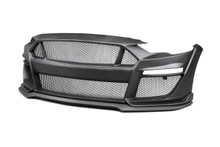 Anderson Composites AC-FB18FDMU-ST-GF - 18-19 Ford Mustang Type-ST Fiberglass Front Bumper w/Lip (Req Anderson Fenders)