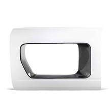 Anderson Composites AC-DD21FDBR4D-HA-F-PC - 21-22 Ford Bronco 4DR Fiberglass Front Doors (Pair) w/ CF Inserts - Off Road