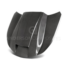 Anderson Composites AC-HD16CHCAM-CP-DS - 2016+ Chevy Camaro Carbon Fiber Double Sided Hood