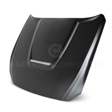 Anderson Composites AC-HD15FDMU-GR-GF - 15-16 Ford Mustang (Excl. GT350/GT350R) Type-GR Fiberglass Hood
