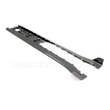 Anderson Composites AC-SS20FDMU500 - 2020 Ford Mustang Shelby GT500 Carbon Fiber Rocker Panel Splitters