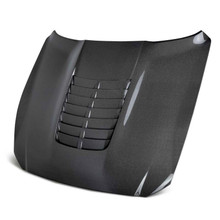 Anderson Composites AC-HD15FDMU350-GT5-DS - 15-20 Ford Mustang Shelby GT350/GT350R Type GT5 Double Sided Carbon Fiber Hood