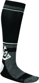 Answer 447147 - Moto Socks Black Youth - Small/Medium