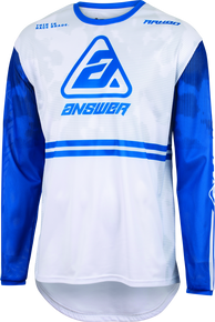 Answer 447571 - 23 Arkon Trials Jersey Blue/White Youth - XS