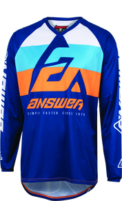 Answer 447535 - 23 Syncron CC Jersey Blue/Orange/Black Youth - XS