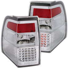Anzo 311109 - 2007-2014 Ford Expedition LED Taillights Chrome