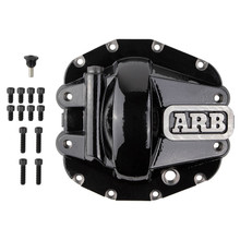 ARB 0750011B - Diff Cover Blk Jeep JL Rubicon Front