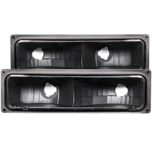 Anzo 511053 - 1988-1998 Chevrolet C1500 Euro Parking Lights Black