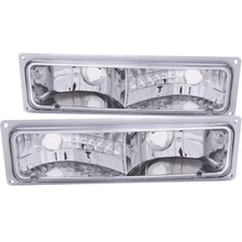 Anzo 511032 - 1988-1998 Chevrolet C1500 Euro Parking Lights Chrome