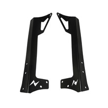Anzo 851033 - 2007-2015 Jeep Wrangler LED Bar Windshield Mounting Brackets