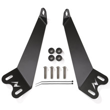 Anzo 851049 - 2007-2015 Jeep Wrangler 12in inch LED Bar Hood Mounting Brackets