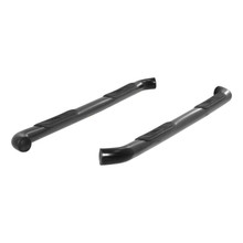 ARIES 202009 - 3" Round Black Steel Side Bars, Select Toyota Tacoma