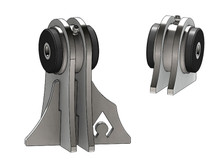 Artec Industries BR1122 - Jeep TJ Weld On UCA Brackets For Low Pro Front Truss Daystar Bushings 7/16 Inch Bolt Size