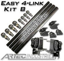 Artec Industries LK0014 - Easy 4 Link Kit B No Tube All 1.25 Inch Rod Ends