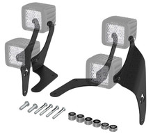 Artec Industries JL5612 - JL A-Pillar Dual LED Cube Light Mount - JL 392 / JT Mojave
