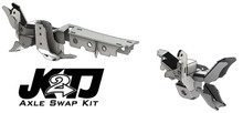 Artec Industries TJ4416 - JK2TJ Front Axle Swap Kit Dana 44 Rubicon LCA Brackets W/CAM Slot