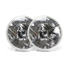Auto-Loc AUTLENB1AS - Tri-Bar Headlights Pair w/Replaceable Color Dots
