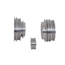 BBK 1598 - 85-97 GM Truck 305 350 Underdrive Pulley Kit - Lightweight CNC Billet Aluminum (3pc)