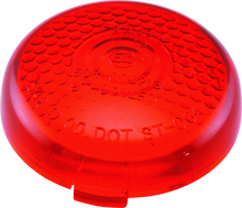 Bikers Choice 489867 - Replacement Honycomb Red Lens For LED Bullet Turn Signal