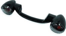 Bikers Choice 491159 - 91-08 Touring 86-17 FLST Narrow Black Rear Turn Signal Bar Kit W/Smoke Lens