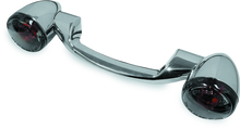 Bikers Choice 491158 - 91-08 Touring 86-17 FLST Narrow Chrome Rear Turn Signal Bar Kit W/Smoke Lens