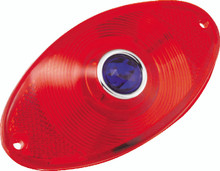 Bikers Choice 491260 - Replacement Red Cat Eye Taillight Lens With Blue Dot Custom