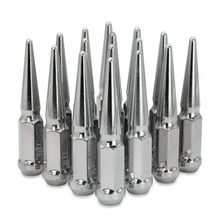 BLOX Racing BXAC-00150-16 - Racing Spike Forged Lug Nuts - Chrome 12 x 1.25mm - Set of 16