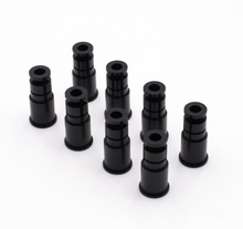 BLOX Racing BXEF-AT-14L-8 - Racing 14mm Adapter Top (1in) w/Viton O-Ring & Retaining Clip (Set of 8)