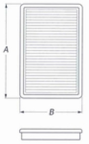 BMC FB580/20 - 03-07 Hyundai Avante III 1.6L Replacement Panel Air Filter