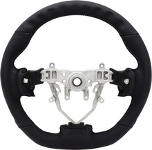 BLOX Racing BXSW-50000-B - Racing 08-14 Subaru Leather Steering Wheel Black Stitching