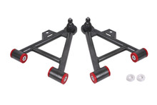 BMR AA035H - 79-93 Mustang Lower Non-Adj. A-Arms (Coilover Only) w/ STD. Ball Joint (Poly) - Black Hammertone