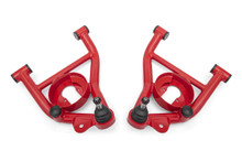 BMR AAL331R - 82-92 GM F-Body Non-Adj Lower A-Arms Delrin Bushings Spring Pocket - Red