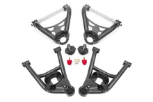 BMR AAK402H - 64-72 A-Body Non-Adj A-Arms - Black Hammertone