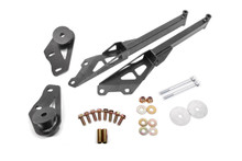 BMR CB762H - 15-18 Ford Mustang S550 IRS Subframe Support Brace (Black Hammertone)