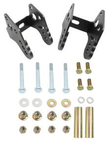 BMR CAB740H - 79-04 Ford Mustang Control Arm Relocation Bracket - Black Hammertone