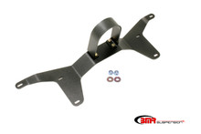 BMR DSL011H - 05-14 S197 Mustang Rear Tunnel Brace w/ Rear Driveshaft Safety Loop - Black Hammertone
