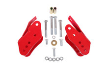 BMR CAB005R - 05-14 S197 Mustang Bolt-On Control Arm Relocation Brackets - Red