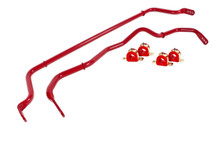 BMR SB052R - 16-17 6th Gen Camaro Front & Rear Sway Bar Kit w/ Bushings - Red