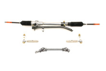 BMR RK002H - 93-02 GM F-Body Manual Steering Conversion Kit (For Stock K-Member Only) - Black Hammertone