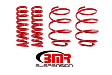 BMR SP041R - 16-17 6th Gen Camaro V8 Performance Version Lowering Springs (Set Of 4) - Red