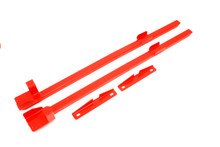 BMR SFC010R - 79-93 Fox Mustang Hardtop Only Weld-On Boxed Premium Subframe Connectors - Red